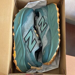 New Balance Teal and Gold Athletic Shoes
